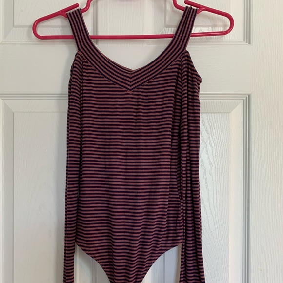 Express Striped Bodysuit - Picture 2 of 2